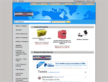Tablet Screenshot of batteriesasap.com